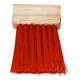 ProTool Brush for Window Track, red brush with wooden handle for cleaning window tracks.
